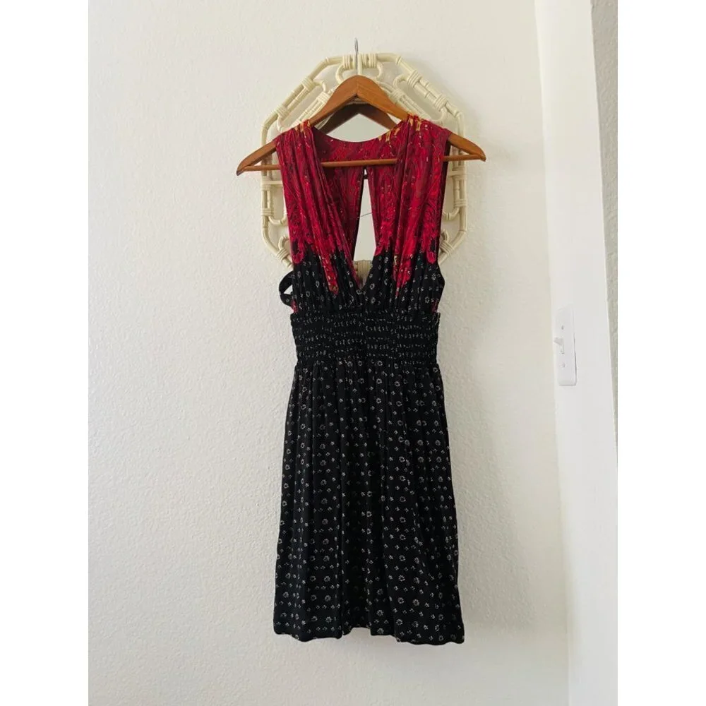 Free People Boho Dress with side cut out Sz S